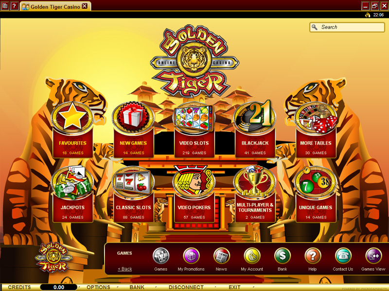 casino flash golden online tiger in US