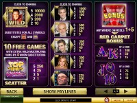 Top Trumps Celebs Slot